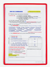 FUNDA SIMPLE SIN PIVOTES - A4 - ROJA