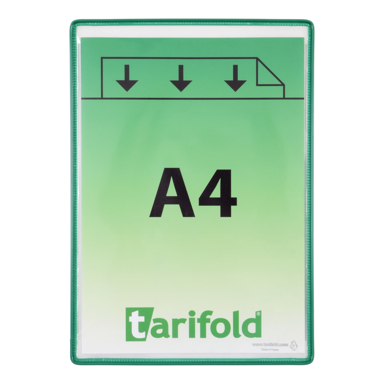 Funda adhesiva Tarifold, Reposicionable, A4