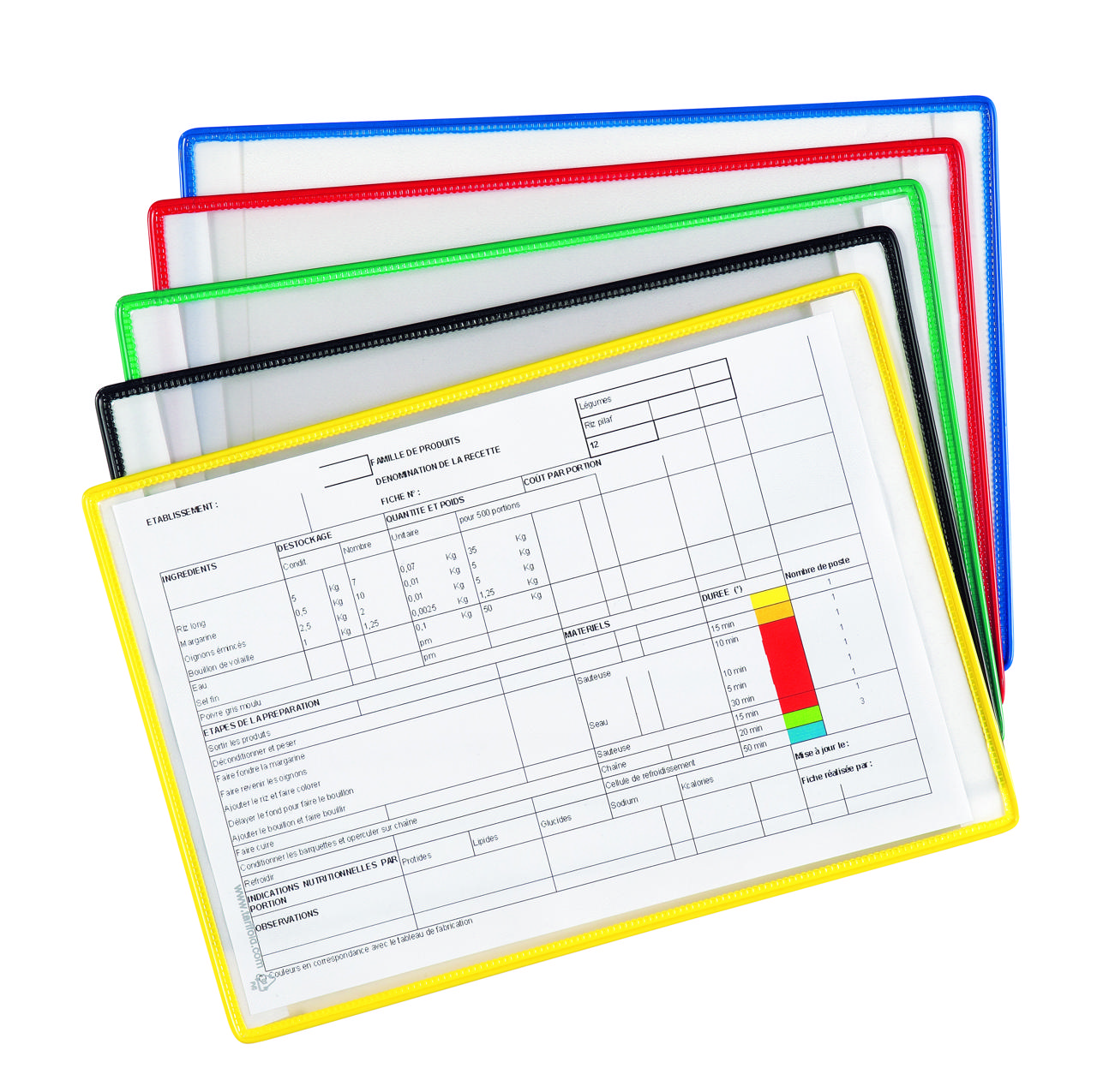 Funda adhesiva Tarifold, Reposicionable, A4