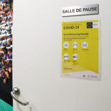 Zelf-laminerende panelen, A4, herpostioneerbaar