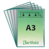 Tarifold hängficka, A3, porträtt