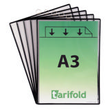 Tarifold hængelomme, A3, stående