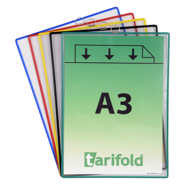 Tarifold Hängficka, A3, Liggande, 2 Hängare