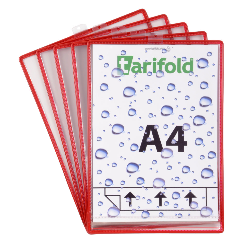 Funda antihumedad Drypocket Tarifold con anilla, A4, vertical