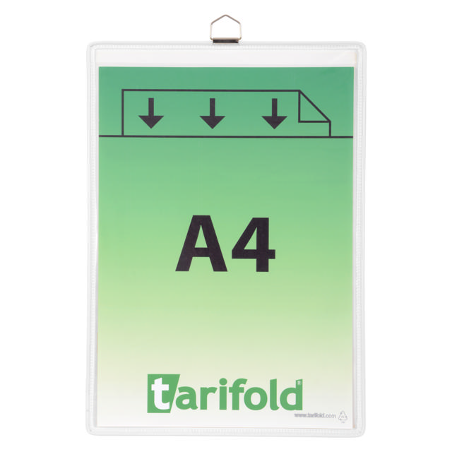 Tarifold Hängesichttafel, DIN A4, hoch