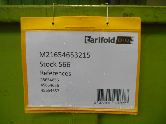 Dry-Zip Anti-fukt Hängande Logistik ID-ficka, A5, Liggande