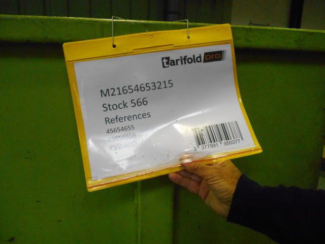 Dry-Zip Anti-fukt Hängande Logistik ID-ficka, A5, Liggande