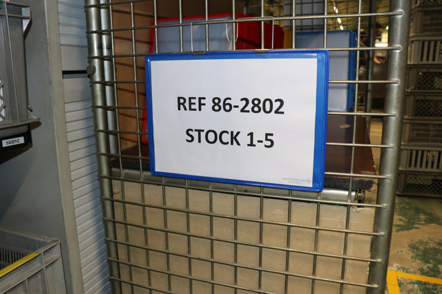 Hängande förstärkt logistik-ID-ficka, A4, liggande, sidoinmatning