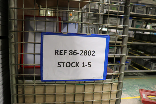 Hängande förstärkt logistik-ID-ficka, A4, liggande, sidoinmatning