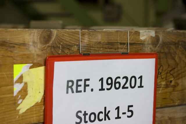 Hängande förstärkt logistik-ID-ficka, A5, liggande, sidoladdning