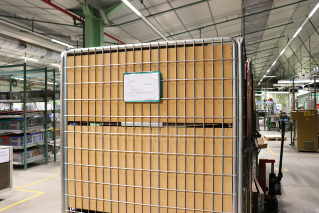 Hängande förstärkt logistisk ID-ficka, A5, liggande, sidoladdning