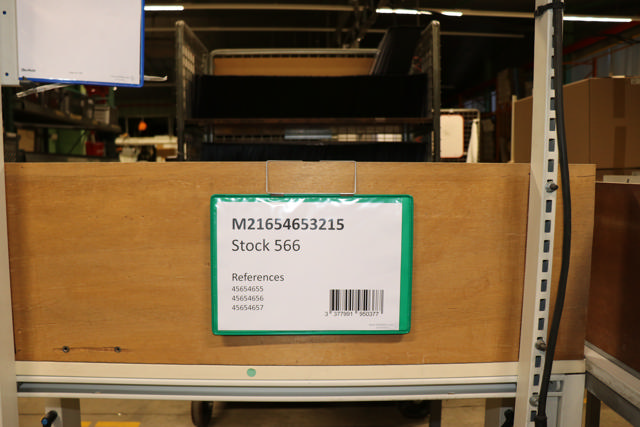 Hängande förstärkt logistisk ID-ficka, A4, liggande, sidmatad