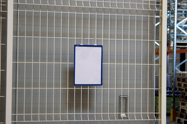 Hängande förstärkt logistisk ID-ficka, A5, porträtt, sidmatning