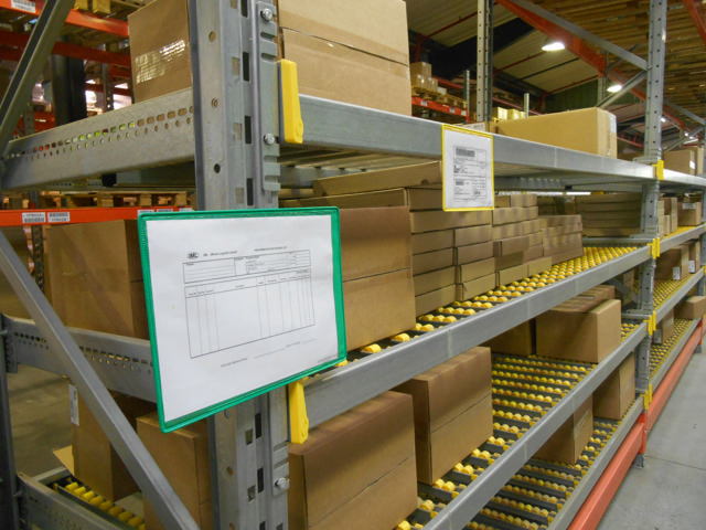 Magnetisk förstärkt logistisk ID-ficka, A5, liggande, sidoinmatning