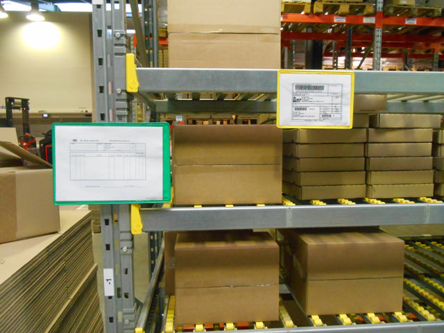 Magnetisk förstärkt logistisk ID-ficka, A5, liggande, sidoinmatning