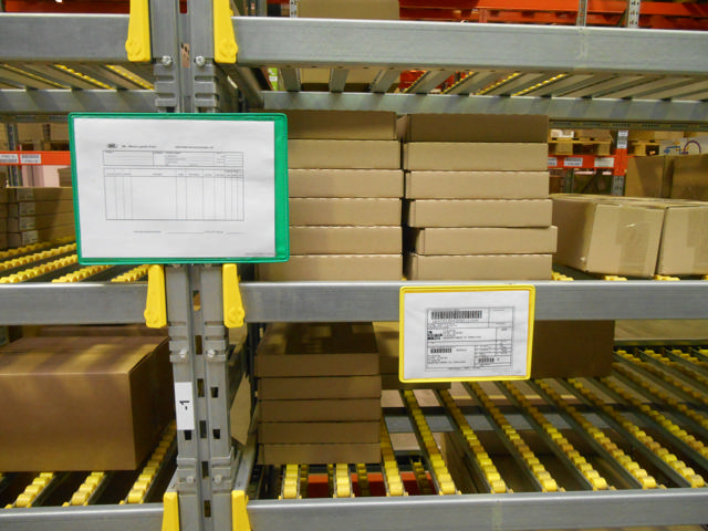 Magnetisk förstärkt logistisk ID-ficka, A5, liggande, sidoinmatning