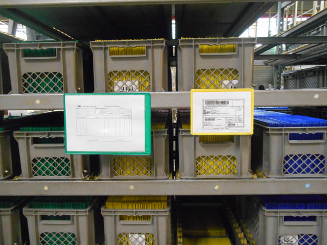 Magnetisk förstärkt logistisk ID-ficka, A5, liggande, sidoinmatning