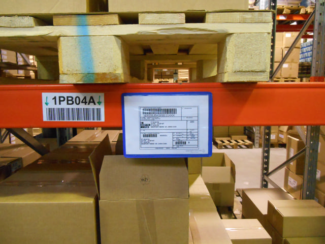 Magneettivahvistettu logistiikan tunnistetasku, A5, vaaka, sivulataus