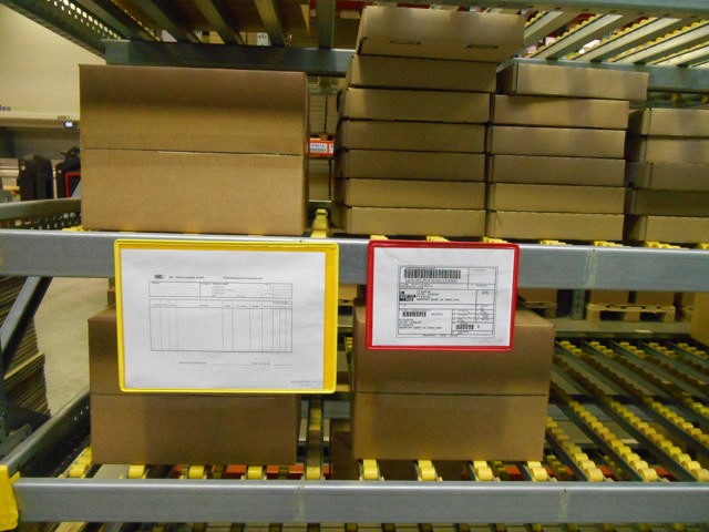 Hängende, Verstärkte Lager-Kennzeichnungstaschen, DIN A5, Quer, Seitliche Öffnung