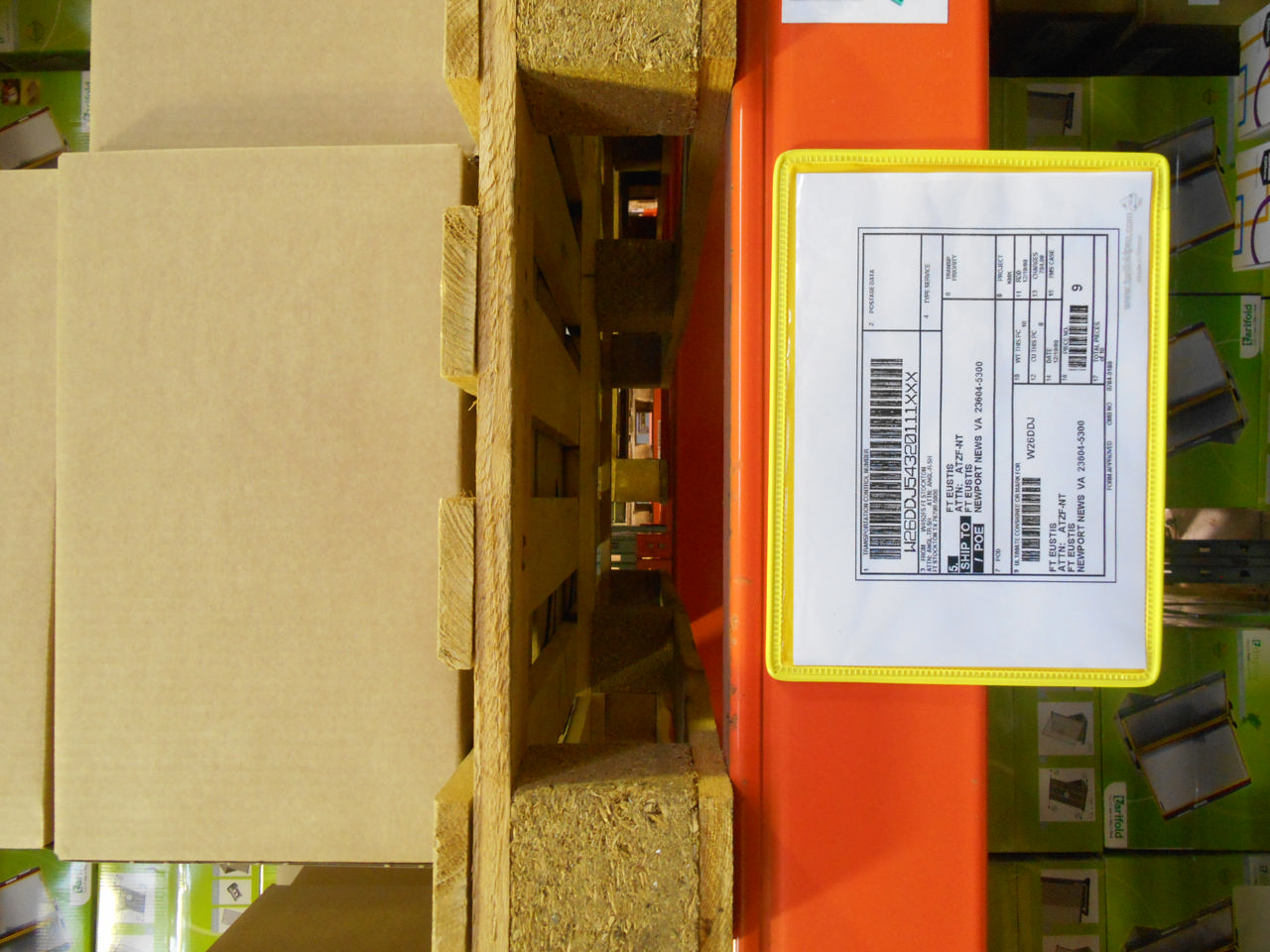 Magnetisk förstärkt logistisk ID-ficka, A5, liggande, sidoinmatning