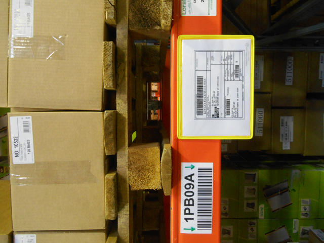 Magnetisk förstärkt logistisk ID-ficka, A5, liggande, sidoinmatning