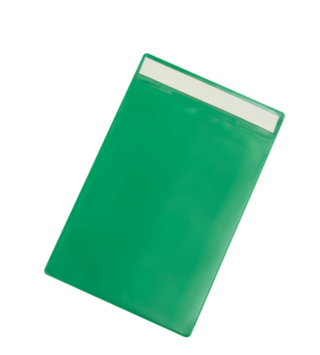 Itsekiinnittyvä logistiikan tunnistetasku, pysyvä, A4, pystysuora