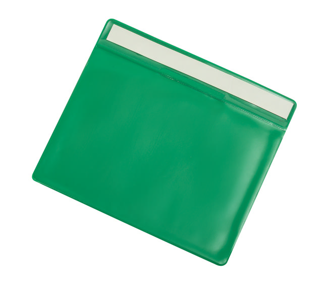 Självhäftande logistik-ID-ficka, permanent, A4, liggande