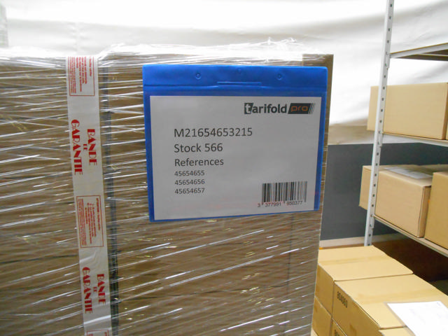 Zelfklevende logistieke identificatiehoes, permanent, A5, horizontaal