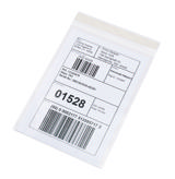 Itsekiinnittyvä logistiikan tunnistetasku, pysyvä, A4, pystysuora