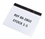 Funda de identificación logística magnética, A4, horizontal