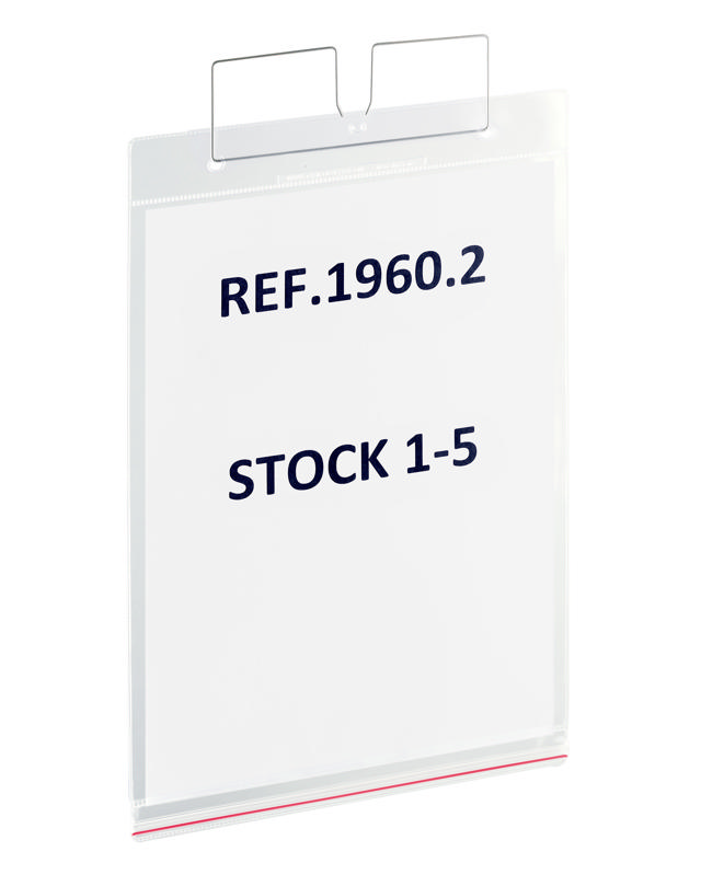 Dry-Zip Anti-fukt Hängande Logistik ID-ficka, A4, Porträtt