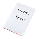 Dry-Zip Anti-fukt Hängande Logistik ID-ficka, A4, Porträtt