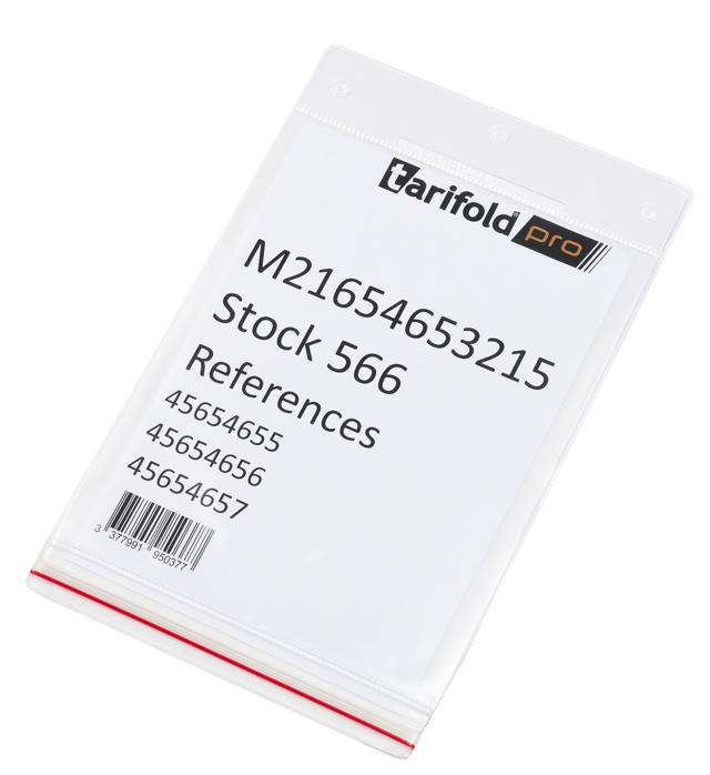 Dry-Zip Anti-fukt Hängande Logistik ID-ficka, A5, Porträtt