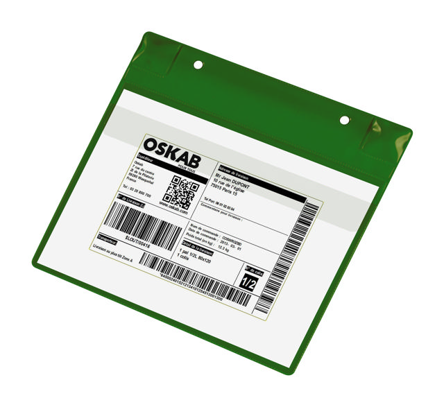 Magneettinen logistiikkatasku, jossa neodyymit ja läppä, A5, vaaka-asento