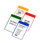 Magneettinen logistiikkatasku, jossa neodyymit ja läppä, A4 XL, pystysuora