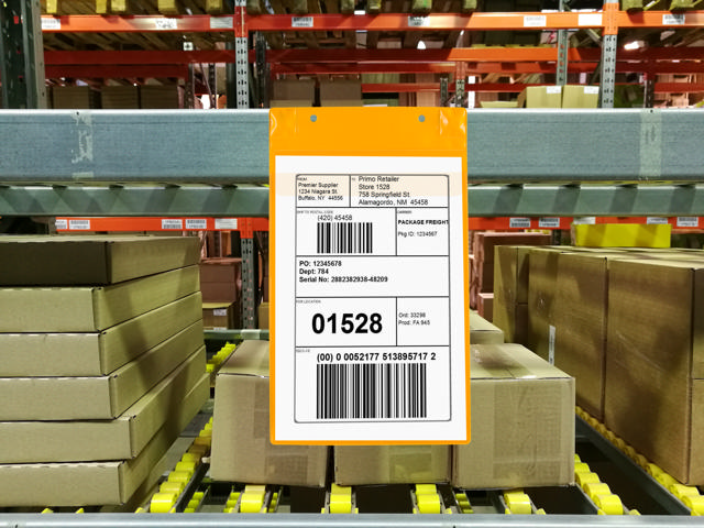 Magneettinen logistiikkatasku, jossa neodyymit ja läppä, A4 XL, pystysuora