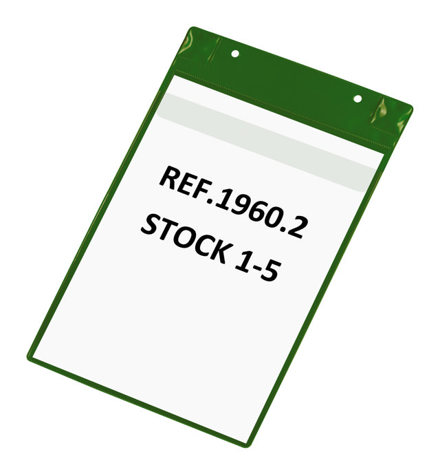 Magneettinen logistiikkatasku, jossa neodyymit ja läppä, A4 XL, pystysuora