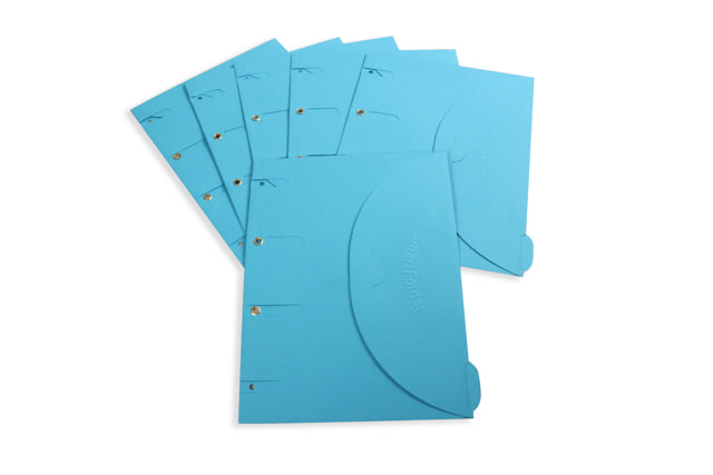 Smartfolder Perforerad Mapp, med Flik, A4