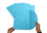 Smartfolder Perforerad Mapp, med Flik, A4