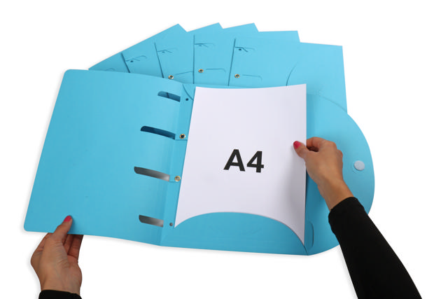 Smartfolder Perforerad Mapp, med Flik, A4