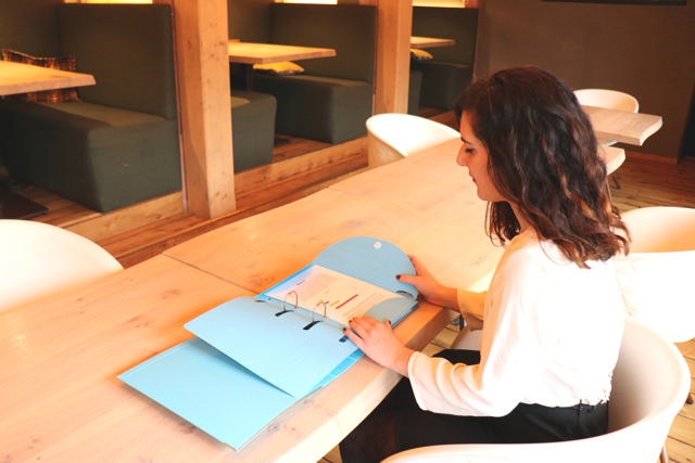 Smartfolder Perforerad Mapp, med Flik, A4