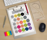 Clipboard, Aluminium, A4, Portrait