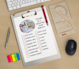 Clipboard, Aluminium, A4, Portrait