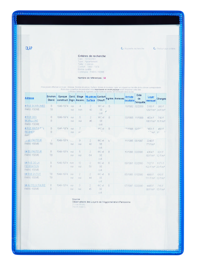 Tarifold Magnetic Copy-holder, without Pen, A4, Portrait