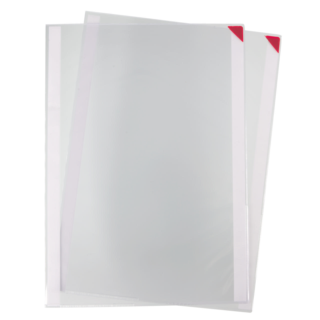 Kang Easy Clic itseliimautuva opastetasku, siirrettävä, A3, punainen kulma