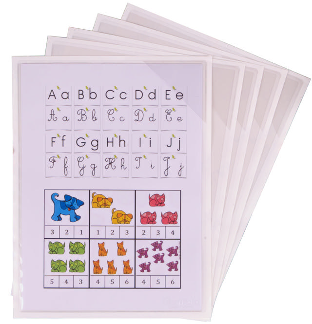 Kang Easy Load itseliimautuva kyltin tasku, pysyvä, A4