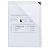 Kang Easy Clic Antimikrobiell självhäftande skyltficka, reponerbar, A4