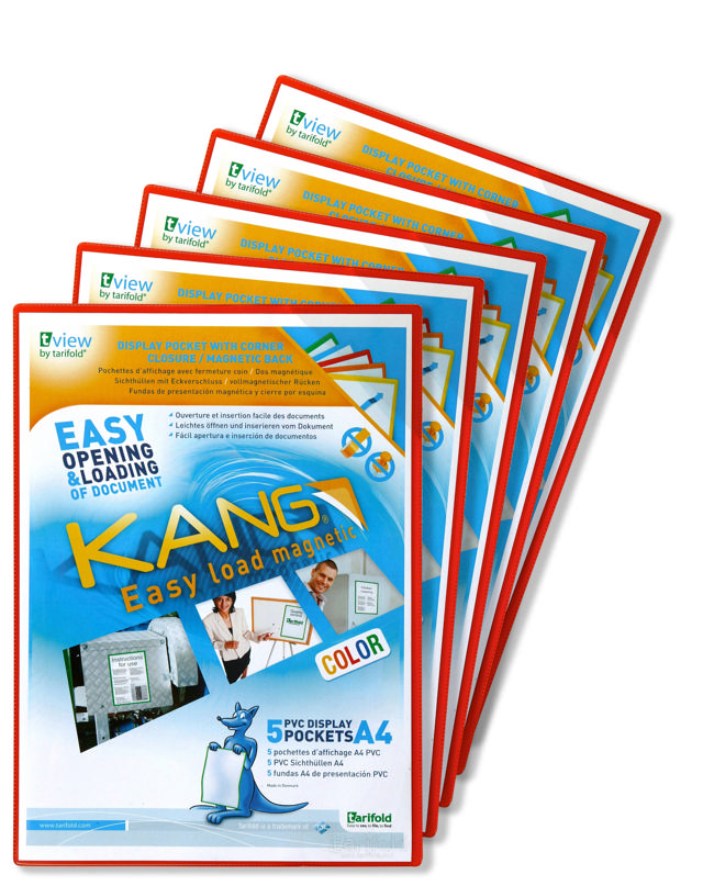 Kang Easy Load magneettinen kyltin tasku, A4