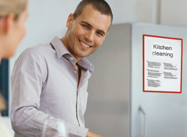 Kang Easy Load magneettinen kyltin tasku, A4