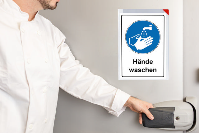 Funda Kang Easy Clic SubZero, adhesivo permanente, A4, esquina roja